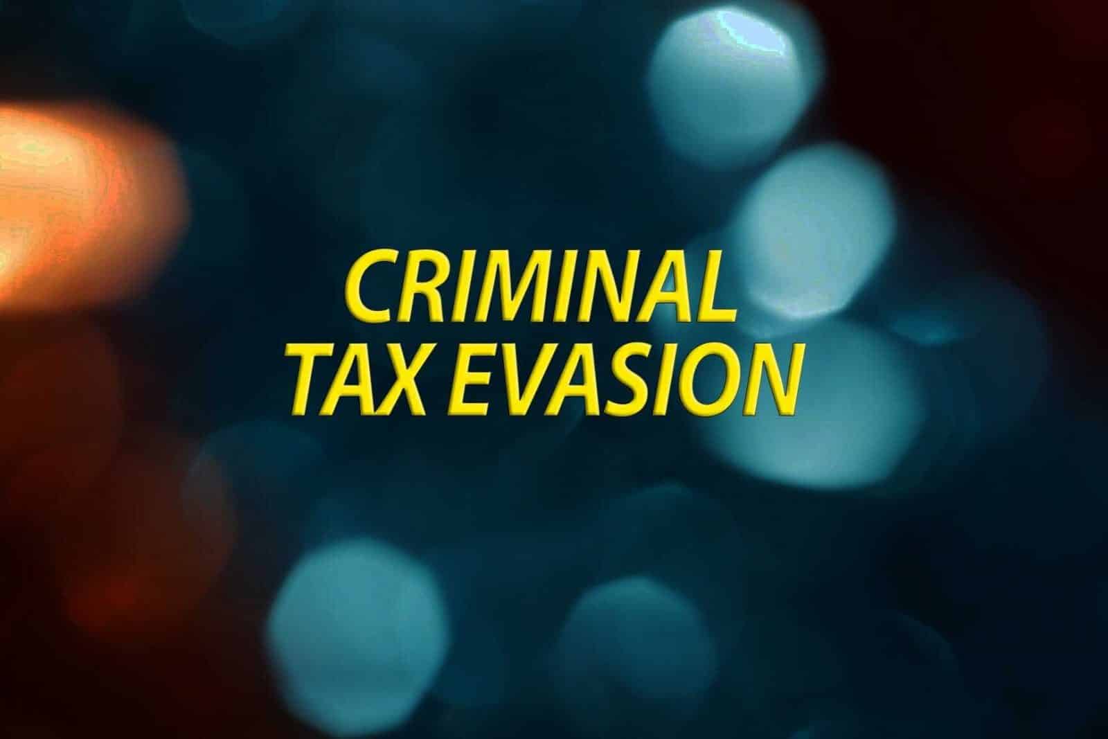 Crime Tax Evasion